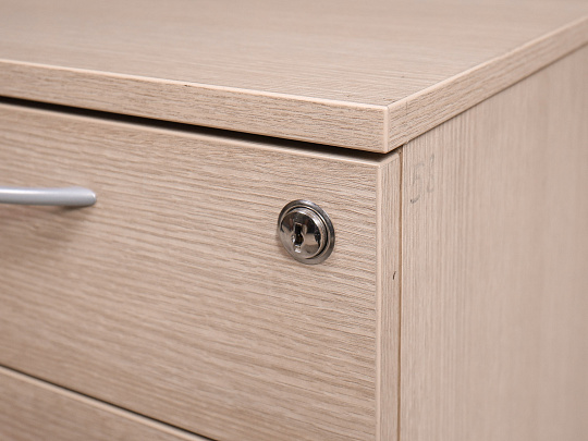 Тумба подкатная ДСП Ясень шимо Россия