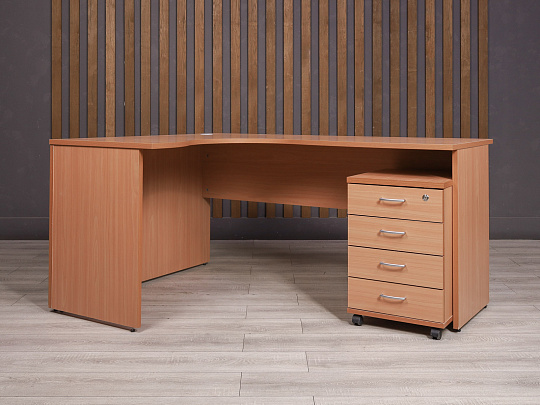 Стол с тумбой ДСП Клен Россия