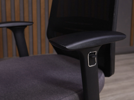 Кресло руководителя Ткань Серый Россия