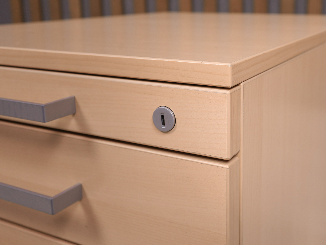 Тумба подкатная Steelcase ДСП Клен США (24157-140425)