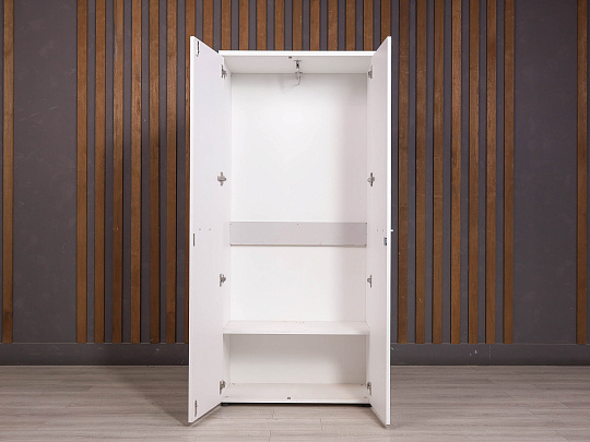 Шкаф для одежды ДСП Белый Россия