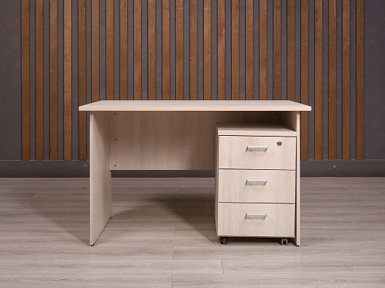 Стол с тумбой ДСП Дуб Россия