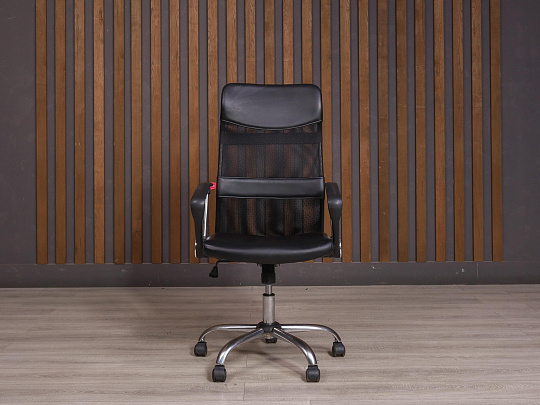 Офисное кресло ДЭФО Искусственная кожа Чёрный Россия