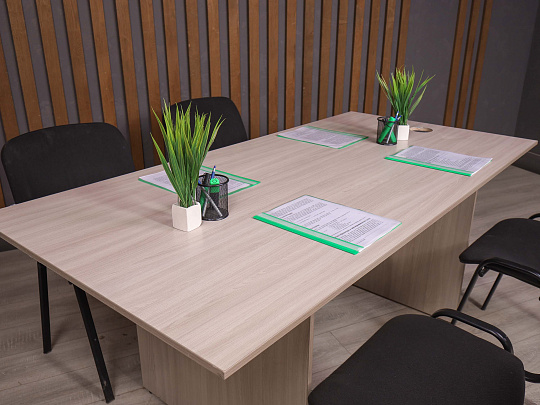 Стол для переговоров ДСП Ясень шимо Россия