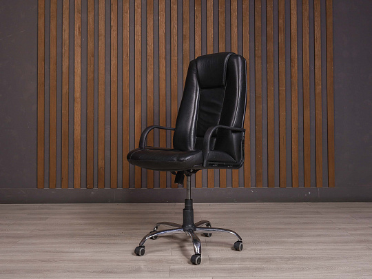 Кресло руководителя Кожа Чёрный Россия