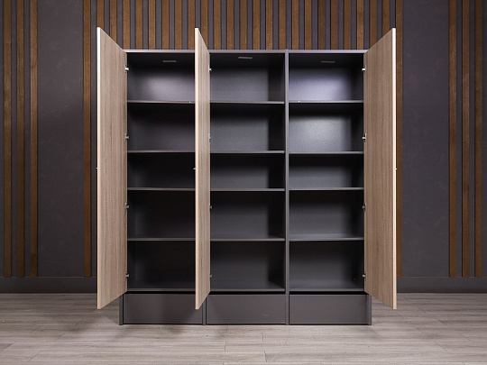 Шкаф для документов ДСП Ясень шимо Россия