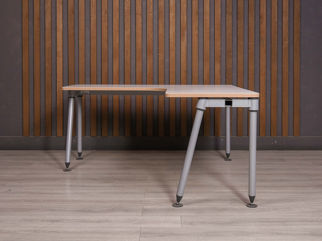 Стол угловой Herman Miller ДСП Белый США (23261-28056)