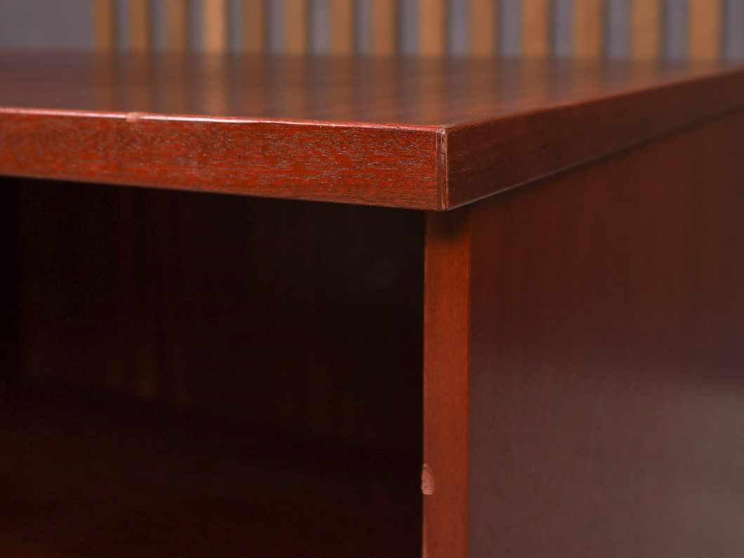 Тумба под оргтехнику ДСП Махагон Россия (24358-10095)