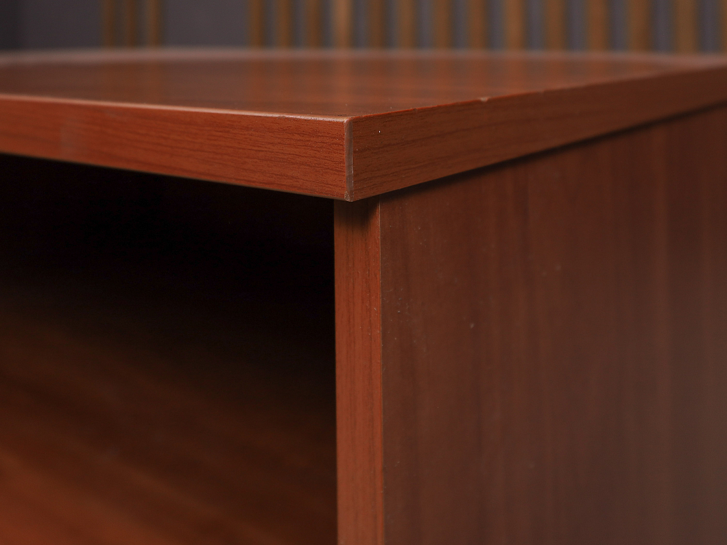 Тумба под оргтехнику ДСП Вишня Россия (24355-28036)