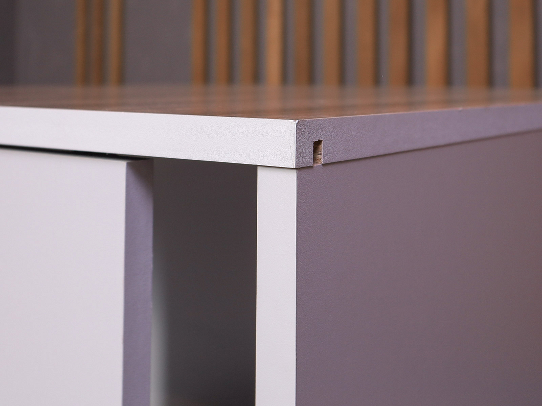 Тумба под оргтехнику ДСП Серый Россия (24351-11095)