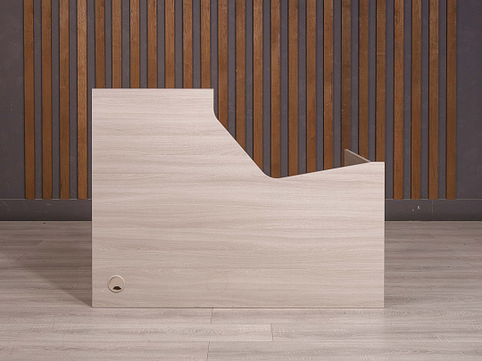 Стол эргономичный ДСП Ясень шимо Россия