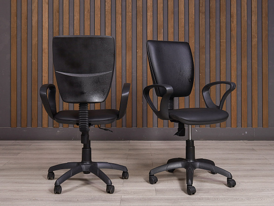 Офисное кресло Искусственная кожа Чёрный Россия