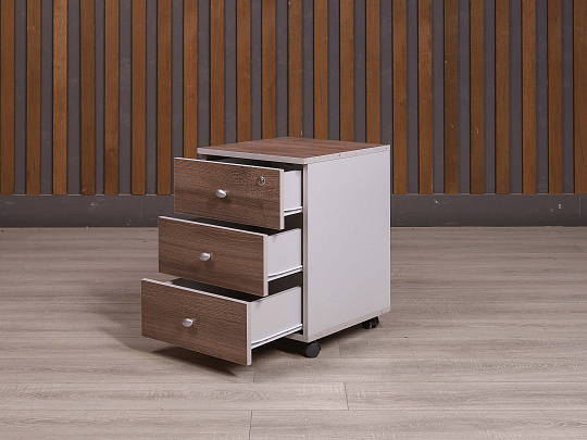 Тумба подкатная ДСП Ясень шимо Россия