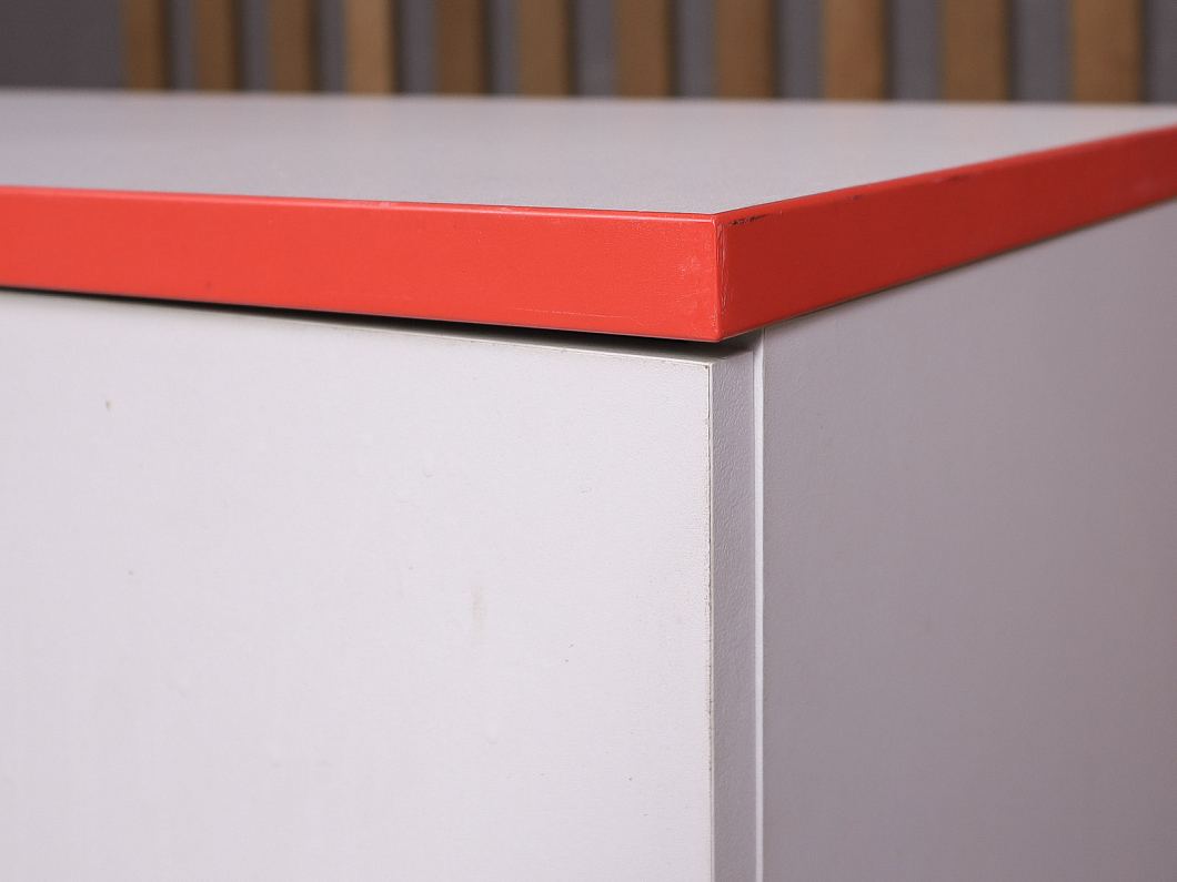 Тумба под оргтехнику ДСП Серый Россия (24364-23105)