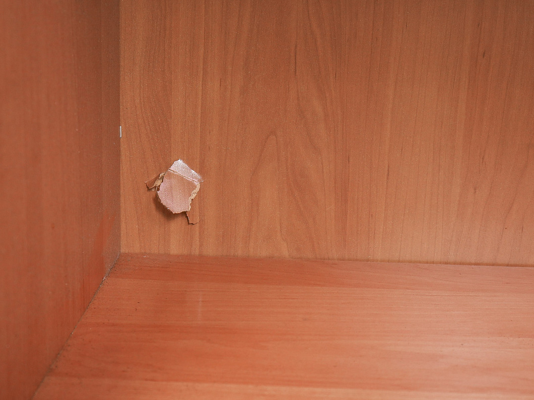 Тумба под оргтехнику ДСП Ольха Россия (24352-11095)