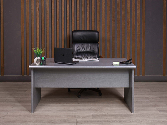 Стол руководителя ДСП Серый Россия