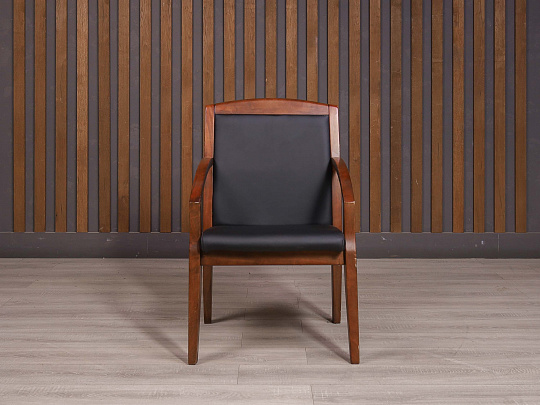 Конференц-кресло Искусственная кожа Чёрный Россия