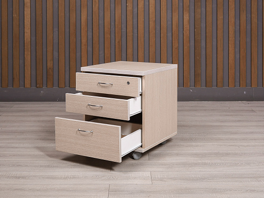 Тумба подкатная ДСП Ясень шимо Россия