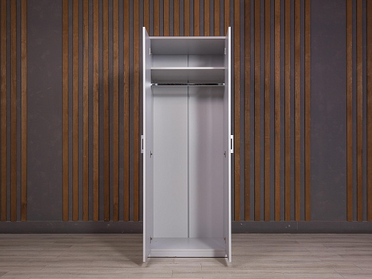 Шкаф для одежды ДСП Серый Россия