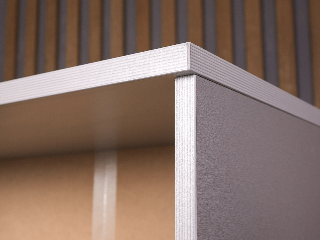 Шкаф-стеллаж для документов ДСП Серый Россия (25364-27105)