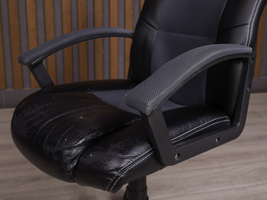 Офисное кресло Tet Chair Искусственная кожа Чёрный Россия