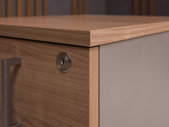 Тумба подкатная Accord ДСП Ясень шимо Россия