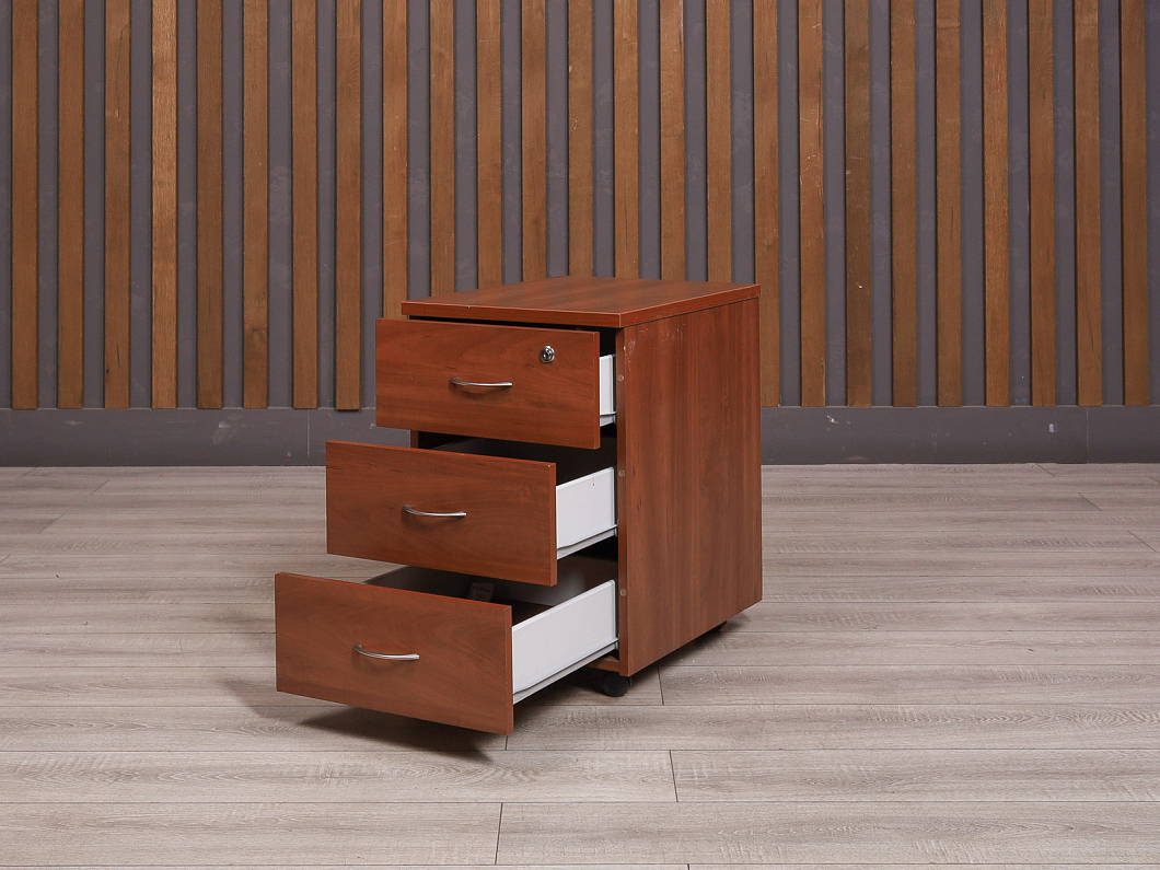 Тумба подкатная ДСП Вишня Россия (24155-11095)