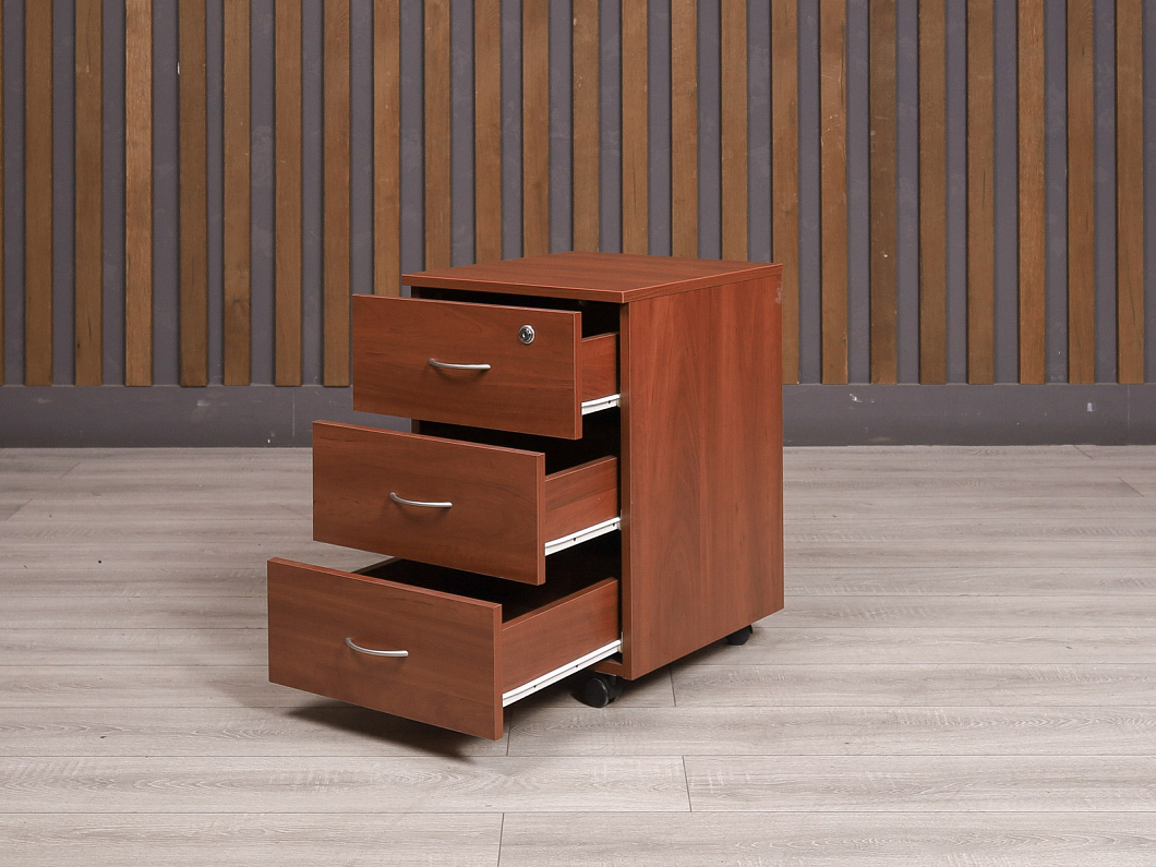 Тумба подкатная ДСП Вишня Россия (241551-24105)