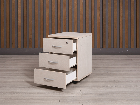 Тумба подкатная ДСП Ясень шимо Россия