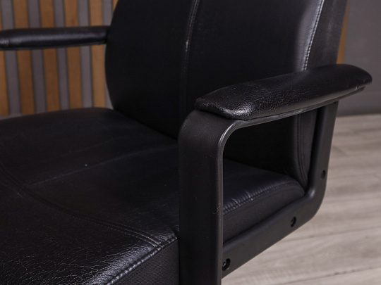 Кресло руководителя IKEA Искусственная кожа Чёрный Китай