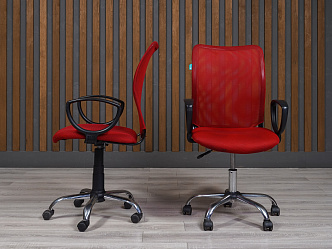 Офисное кресло Ткань Красный