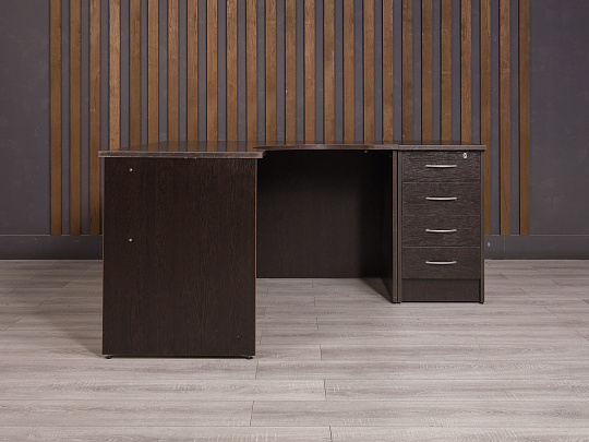 Стол с тумбой ДСП Венге Россия