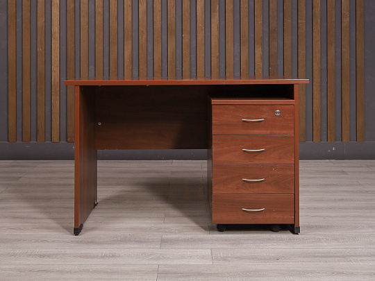 Стол с тумбой ДСП Вишня Россия