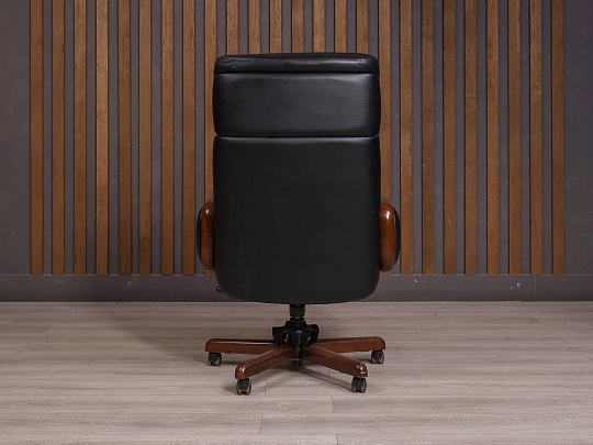 Кресло руководителя CHAIRMAN 417 Кожа Чёрный Россия