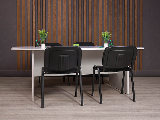 Стол для переговоров ДСП Белый Россия