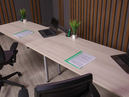 Комплект офисной мебели ДСП Ясень шимо Россия