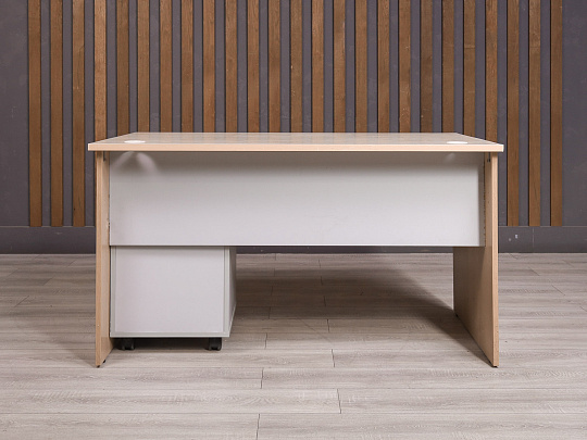 Стол с тумбой ДСП Дуб Россия