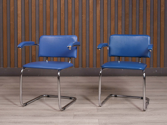 Офисный стул Искусственная кожа Синий Россия