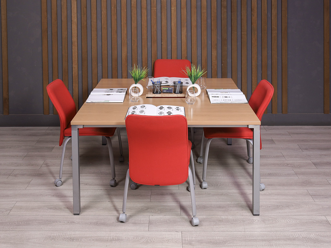 Стол для переговоров Steelcase Finishes ДСП Клен Германия (СДПМР1-280723)
