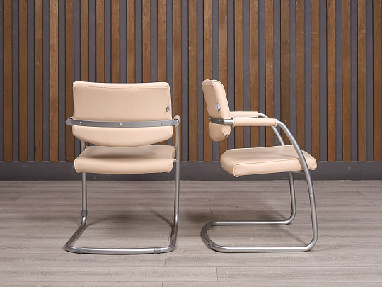 Конференц-кресло Искусственная кожа Бежевый Россия