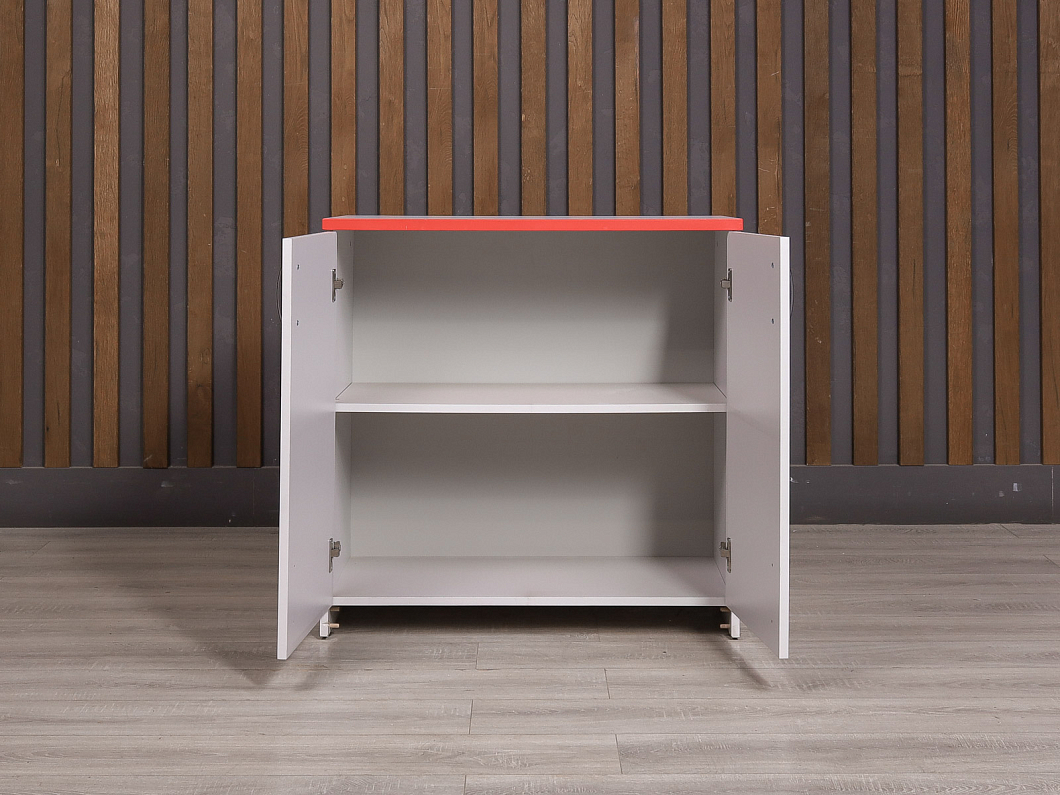 Тумба под оргтехнику ДСП Серый Россия (24364-23105)