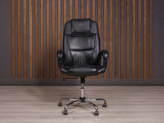 Кресло руководителя Искусственная кожа Чёрный Россия