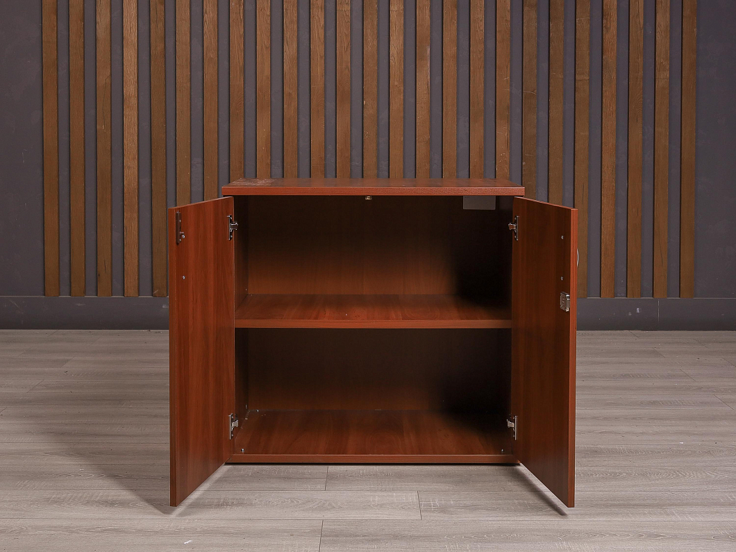 Тумба под оргтехнику ДСП Вишня Россия (24355-11036)