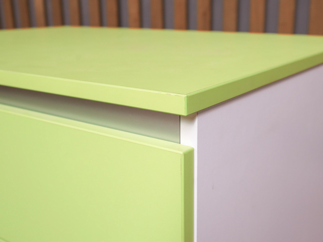 Тумба под оргтехнику ДСП Зелёный Россия (24370-22085)