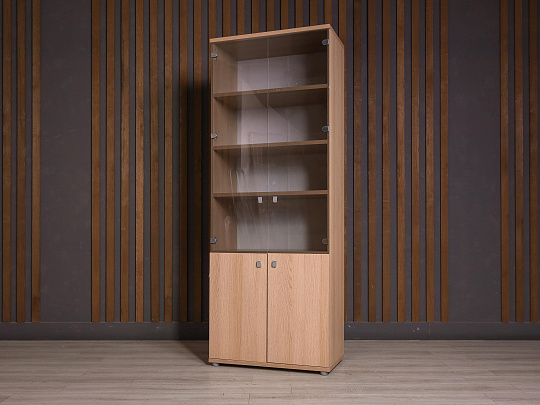 Шкаф для документов ДСП Ясень шимо Россия