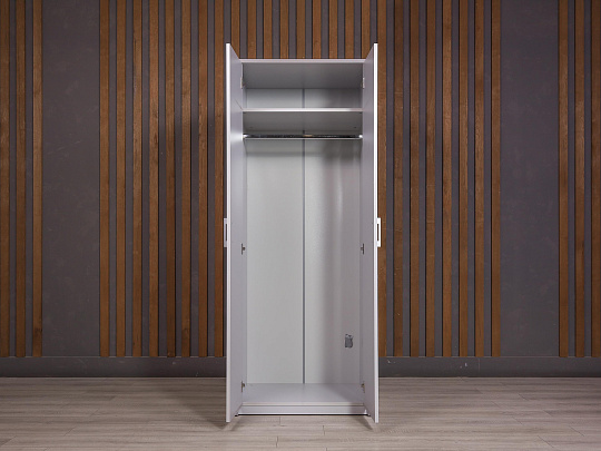 Шкаф для одежды ДСП Серый Россия