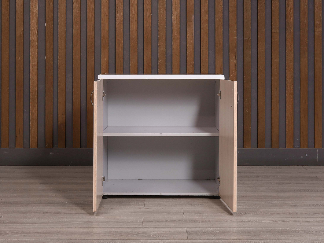 Тумба под оргтехнику ДСП Дуб Россия (243561-13026)