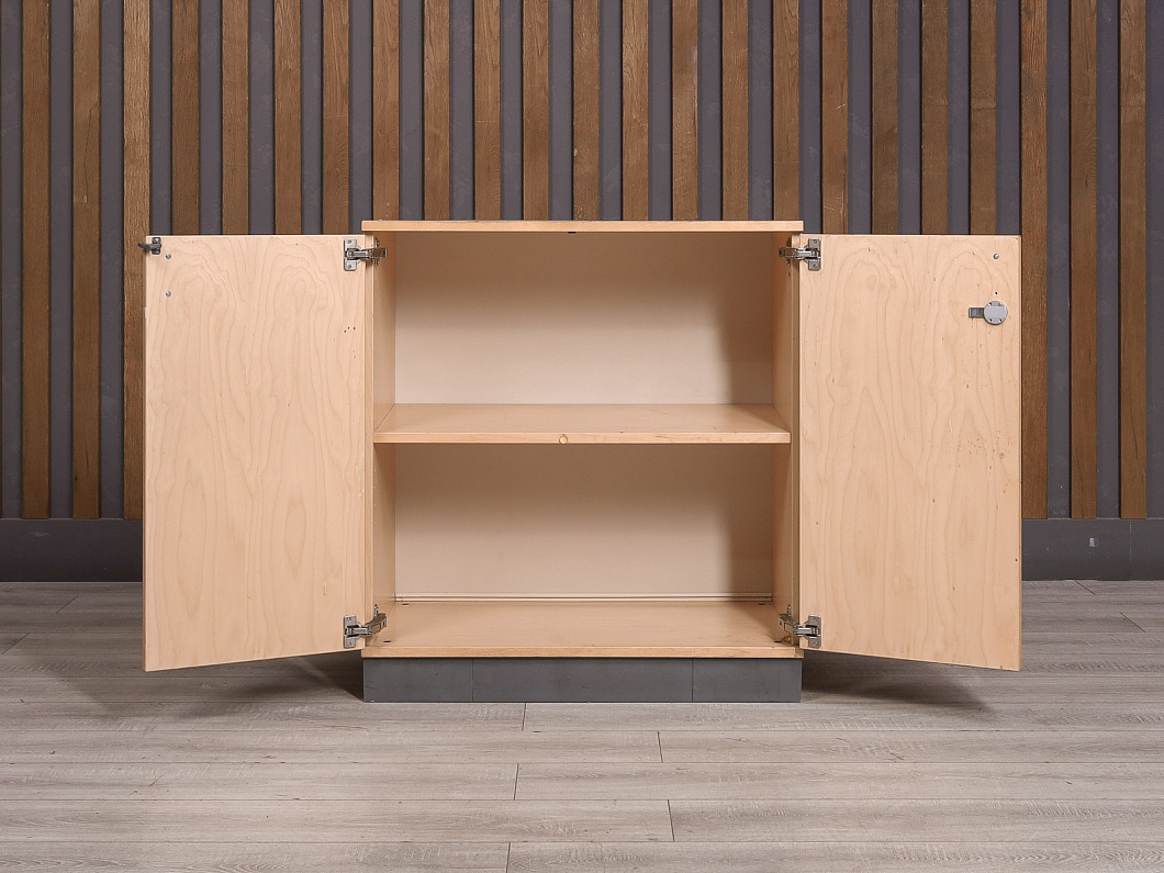 Тумба под оргтехнику ДСП Клен Россия (24356-18085)