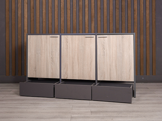 Шкаф для документов ДСП Ясень шимо Россия