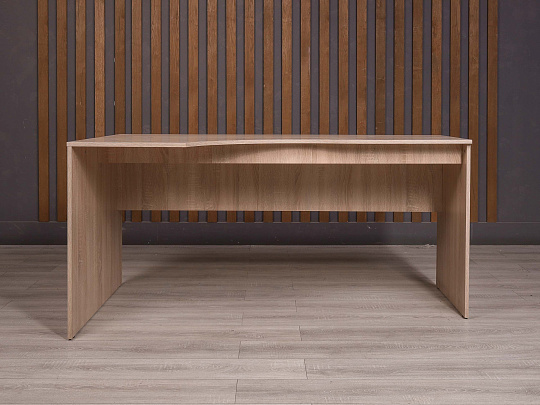 Стол эргономичный ДСП Ясень шимо Россия